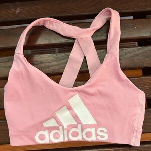 Adidas XS sports bra pink
